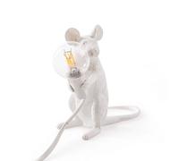 Mouse Mac Lampe à Poser Assise Blanc