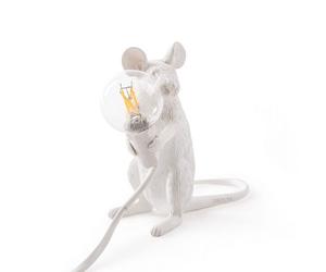 Mouse Mac Lampe à Poser Assise Blanc