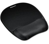 Mouse Mat Wrist Rest Memory Shape Ergonomic Support-Black