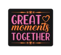 Mouse Pad, De Grands Moments Ensemble Gaming Mousepad Résistant À Usure Souris De Bureau Doux Mousepad pour Pc Ordinateur 25X30Cm