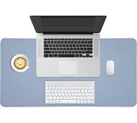 Mouse Pad,Desk Mat,80 x 40 cm,Waterproof PU and Non-Slip Suede Desk Mat for Office/Home/Gaming-Light Blue