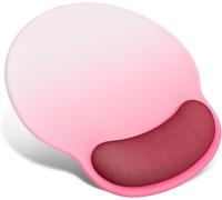 Mouse Pad,Gaming Mouse Pad,Gel Mouse Pad with Wrist Support (Pink)