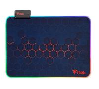 MOUSE PAD GAMING RGB E1 L - RGB 12 MODALITA' - NERO/ROSSO (ITMPE1RGBL)
