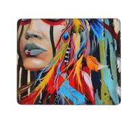 Mouse Pad Indien D'Amérique du Sud-Ouest Moderne Gamer Mouse Pad Lavable Mousepad pour Maison Clavier Gamer 25X30Cm
