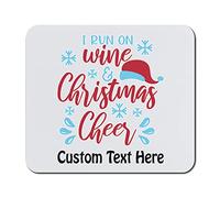 Mouse Pad Je carbure au vin et à la Joy de Noël en Hiver sous-Main Jeux