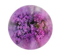 Mouse Pad Jolies Fleurs Violettes, Printemps Romantique 5 Tapis De Souris Petit Mousepad Confort Tapis De Souris Gaming pour Travail Bureau Maison 20X20 Cm