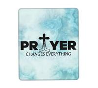 Mouse Pad La Prière Change Tout Résistant À Usure Mousepad Durable Tapis De Souris pour Pc Gaming Ordinateur 25X30Cm