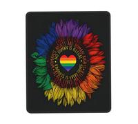 Mouse Pad, Lèvres Arc-en-Ciel Pride Gay Lesbienne LGBT Gaming Mousepad Stable Tapis De Souris Gamer Résistant À Usure Tapis De Souris pour Souris Pc 25X30Cm
