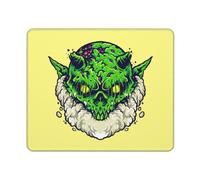 Mouse Pad Nuage De Cigarette Green Mon-Ster Durables Tapis De Souris Gaming Base en Caoutchouc Anti-Dérapant Tapis De Souris pour Ordinateur Maison Travail 25X30Cm