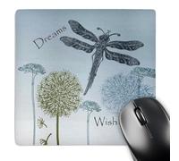 Mouse Pad Rêves Souhaits Moderne Accessoire Bureau Lavable Gamer Mouse Pad pour Gaming Travail Clavier 25X30Cm