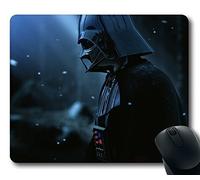 Mouse Pad Tapis de Souris Confortable pour Ordinateur Portable Motif de Jeu personnalisé avec Dark Vador Armor Star Wars Film Hat Snow Antidérapant en Caoutchouc néoprène Taille Standard 220 mm x 180