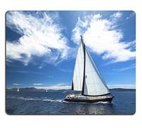 Mouse Pad, Un Voilier Participe À Une Régate De Voile Tapis Souris Confort Gaming Mousepad Doux Tapis De Souris De Jeu pour Pc Souris 25X30Cm