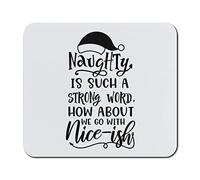 Mouse Pad Vilain, C'est Un Mot si Fort ! Joli Bonnet de Père Noël