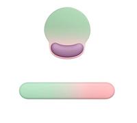 Mouse Pad With Wrist Support With Ergonomics Computer Keyboard With Anti-slip Silicone Base Repose-poignet bureau(Color6)