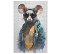 Mouse Puzzles en Bois 1000 Pièces Adultes, Poster Jigsaw Puzzle, Design Unique Jouet ÉduChatif pour Adolescents Et EnfFourmis 78×53cm