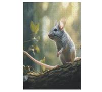Mouse Puzzles en Bois 1000 Pièces Adultes, Poster Jigsaw Puzzle, Design Unique Jouet ÉduChatif pour Adolescents Et Enfants （78×53cm）