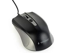 Gembird MUS-4B-01-GB - Souris - optique - 4 boutons - filaire - USB - gris espace/noir - blister