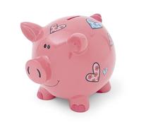 Mousehouse Gifts Grand Tirelire Cochon avec Coeurs pour Enfants et Adultes Filles