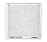 Mousemesh Grille 00114 anti-nuisibles Vent Coque Brique de ventilation, Argent