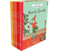Mouseonek n'en fait qu'à sa tête / Mouseonek aide à la maison / Mouseonek et Noël / Mouseonek et le crépitement Riikka Jantti (Buch auf Polnisch)