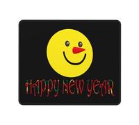 Mousepad, Bonne Année Tapis De Souris D'Ordinateur Stable Tapis De Souris De Jeu Résistant À Usure Souris De Bureau pour Ordinateur Joueurs Professionnels 25X30Cm