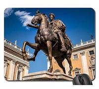 Mousepad, Capitole De Rome Italie Architecture Tourisme Italien Gaming Mousepad Antidérapante Tapis De Souris Gamer Portable sous Main Bureau pour Ordinateur Jeux Souris 25X30Cm