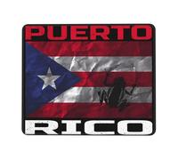 Mousepad Drapeau De Porto Rico, I Love Les Boricuas Et Les Grenouilles Résistant À Usure Mouse Pad Friction Faible Accessoire Bureau pour Clavier Gamer Pc 25X30Cm