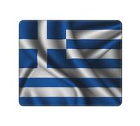 Mousepad Drapeau De Soie De La Grèce Base en Caoutchouc Anti-Dérapant Gamer Mouse Pad Moderne Mouse Pad pour Pc Ordinateur Travail 25X30Cm