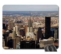 Mousepad, Empire State Building De New York Sky City Urbain 9 Tapis Souris Antidérapante Tapis De Souris De Jeu Bords Cousus Tapis De Gaming Pour Pc Souris Jeux 25X30Cm