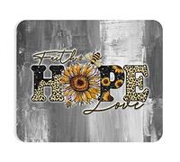 Mousepad, Foi Espérance Amour Christianisme Inspiration Abeille Souris De Gaming Confort Tapis De Souris Gamer Antidérapante Tapis De Souris pour Ordinateur Bureau 25X30Cm