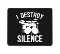 Mousepad, Je Détruis Tapis Souris Doux Souris De Gaming Portable Tapis De Souris Gaming pour Bureau Ordinateur 25X30Cm