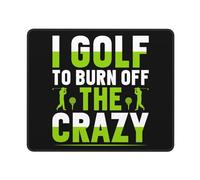 Mousepad Je Joue Au Golf pour Évacuer La Folie Friction Faible Gamer Mouse Pad Moderne Accessoire Bureau pour Pc Bureau Maison 25X30Cm