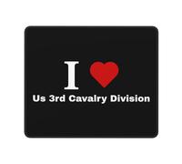 Mousepad Je Nous Aime 3E Division De Cavalerie Durable Gamer Mouse Pad Résistant À Usure Tapis De Souris Gaming pour Pc Ordinateur Gamer 25X30Cm