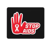 Mousepad Journée Mondiale De Lutte Contre Le SIDA Lavable Gamer Mouse Pad Portable Accessoire Bureau pour Pc Bureau Ordinateur 25X30Cm