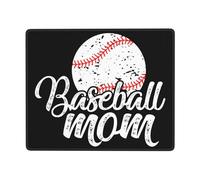 Mousepad Maman De Baseball Durable Gamer Mouse Pad Lavable Mouse Pad pour Gamer Bureau Maison 25X30Cm