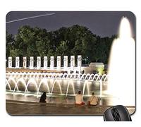 Mousepad, Mémorial De La Seconde Guerre Mondiale DC War World Military USA Monument Tapis Souris Antidérapante Gamer Mouse Pad Moderne Souris De Bureau pour Ordinateur Souris 25X30Cm