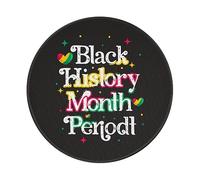 Mousepad Mois De L'Histoire des Noirs Coloré 2 Tapis De Souris Durable Tapis De Souris Gaming Petit Mouse Pad pour Travail Bureau Maison 20X20 Cm