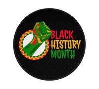 Mousepad Mois De L'Histoire des Noirs Coloré - Poings 7 Tapis De Souris Gaming Petit Mouse Pad Bords Cousus Tapis De Souris pour Ordinateur Bureau Travail 20X20 Cm