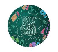Mousepad Retour À L'École avec des Icônes Éducatives Colorées 7 Tapis De Souris Gaming Bords Cousus Mouse Pad Portable Tapis De Souris pour Ordinateur Voyage Travail 20X20 Cm
