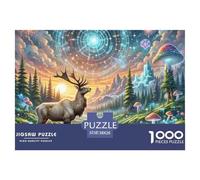 MousePuzzle The Art of Colour: We are Better at Home - Magical Champignons1000 Pieces, Full Colour Series, Perfectly Matching Pieces, for Adults and Children from 12 Years 38x26cm/1000pcs