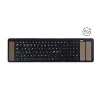 Mousetrapper Type clavier Bureau USB + Bluetooth QWERTY Anglais britannique Noir