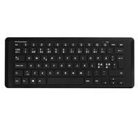 Mousetrapper Type Mini Wireless clavier Universel USB + RF Wireless + Bluetooth QWERTY Nordique Noir