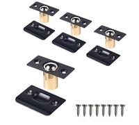 Mousike Loquet à Bille de Porte, Réglable Fermeture à Bille Verrou de Boule de Porte en Acier Inoxydable Cuisine Domicile Placard Penderie Porte Armoire Placard(4 PCS en noir)