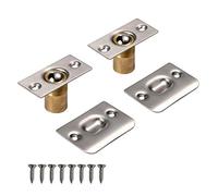 Mousike Loquet à Bille de Porte, Réglable Fermeture à Bille Verrou de Boule de Porte en Acier Inoxydable Cuisine Domicile Placard Penderie Porte Armoire Placard(2 boîtes d'argent)