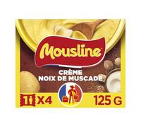 MOUSLINE - Purée Crème et Noix de Muscade - 100% Purée de Pommes de Terre Déshydratée · Idéal Accompagnement Plats Mijotés & Viandes - les 4 sachets de 31,25 g - 125g - Le Lot De 4