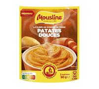Mousline - Purée de pommes de terre, gourmet, crème et ail, instantané, ingrédients de première qualité, préparation facile et rapide, idéal comme compagnon de viande ou de poisson, 90 g