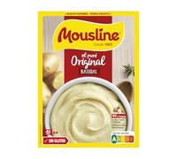 Mousline - Purée de pommes de terre instantanée - Ingrédients de première qualité - Préparation facile et rapide - Idéal pour les recettes élaborées - Lot de 4 sacs - 460 g