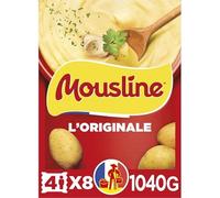 MOUSLINE Purée de pommes de terre nature 8 x 130 g
