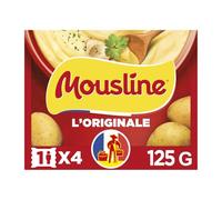 MOUSLINE - Purée l’Originale - 99% Pommes de Terre Françaises Sélectionnées · Purée Onctueuse au Goût Unique - les 4 sachets de 31,25 g - 125g - Le Lot De 4