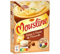 Mousline Purée Mousline Creme et Noix de Muscade, 4 x 125g